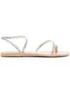 Ancient Greek Sandals Eleftheria Open-toe Sandals In Brown