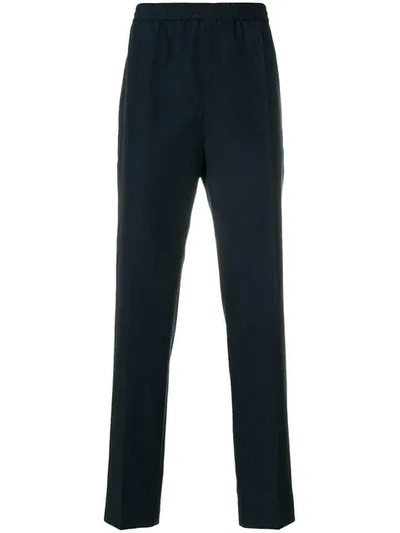 Golden Goose Tailored Straight-leg Trousers In Blue