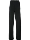 Off-white Flower Jersey Track Pants In Black