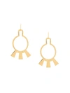 Wouters & Hendrix Technofossils Earrings In Metallic