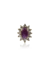 ROSA DE LA CRUZ 紫晶石铆钉耳环,CLR3009S18KYELLOW12685076