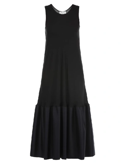 Maison Margiela Silk Dress In Black