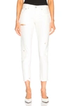 MOUSSY MOUSSY VINTAGE KELLEY TAPERED SKINNY IN WHITE