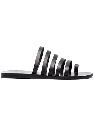 Ancient Greek Sandals Niki Multi-strap Leather Sandals In Black