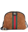GUCCI OPHIDIA SUEDE CROSSBODY BAG,P00321120