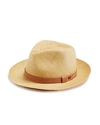 BAILEY OF HOLLYWOOD BAILEY OF HOLLYWOOD GELHORN STRAW HAT WITH LEATHER BAND,22773BH