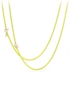 DAVID YURMAN Bel Aire 14K Gold & Yellow Enamel Chain Necklace