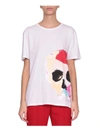 ALEXANDER MCQUEEN SKULL COTTON T-SHIRT,10523161