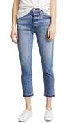 AO.LA AO. LA BY ALICE + OLIVIA AMAZING HIGH RISE GIRLFRIEND JEANS