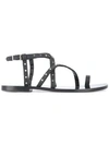 Senso Cassandra Strappy Sandals In Black
