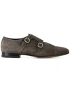 SANTONI SANTONI CLASSIC MONK SHOES - BROWN,MCNC14851LA3NROVG3812674365