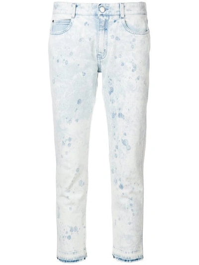 Stella Mccartney Bleached Skinny Boyfriend Jeans In Blue