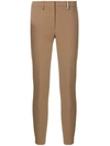 FABIANA FILIPPI FABIANA FILIPPI SLIM-FIT TROUSERS - BROWN,PG74018X40312737101