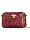 STELLA MCCARTNEY STELLA MCCARTNEY STELLA STAR SHOULDER BAG - RED,500993W821212735325