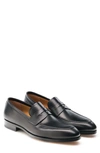 MAGNANNI ROLLY APRON TOE PENNY LOAFER,20856-1