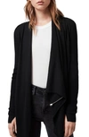 ALLSAINTS DRINA RIBBED CARDIGAN,WK025L