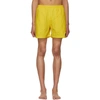 NOAH Yellow Swim Shorts,SH1SS18