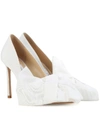JIMMY CHOO X OFF-WHITE MARY BOW 100 PUMPS,P00315776