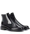 SAINT LAURENT PATENT LEATHER CHELSEA BOOTS,P00293535