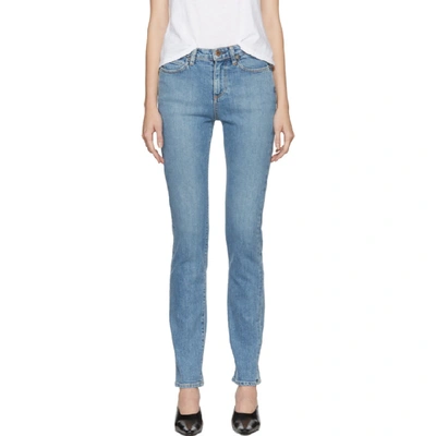 Simon Miller Blue Lowery Jeans In 84036 Mid I