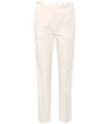 MONCLER COTTON CROPPED TROUSERS,P00312546