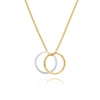 MYIA BONNER DOUBLE CIRCLE NECKLACE GOLD CHAIN