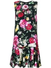 DOLCE & GABBANA floral print mini dress,F68C2TFSRJF12741809