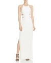 HALSTON HERITAGE CUTOUT GOWN,MEC161987C