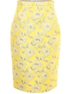 PRADA Prada Lurex Jacquard Skirt,10524852