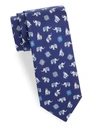 FERRAGAMO Elephant Silk Tie,0400097330852