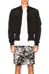 GIVENCHY GIVENCHY BOMBER JACKET IN BLACK