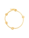 Wouters & Hendrix Technofossils Hammered Link Bracelet In Metallic