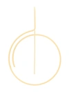 Wouters & Hendrix Technofossils Curve Earring In Metallic