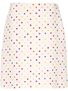 VALENTINO polka dot pencil skirt,PB0RA1K141F12734970