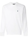 CARHARTT logo embroidered sweatshirt,I0246760312743330