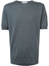 John Smedley Short Sleeve T-shirt In Grey