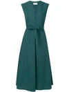 LEMAIRE LEMAIRE SLEEVELESS MIDI DRESS - GREEN,W181DR224LF21312712948