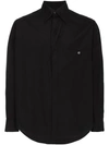 YOHJI YAMAMOTO Black cotton pleated shirt,HWB0300112764967