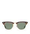 RAY BAN HAVANA CLUBMASTER SUNGLASSES,14825907