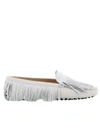 TOD'S FRINGED LOAFERS,10525712