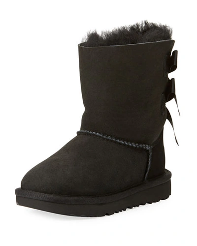 Ugg Kids' Bailey Bow Ii Boot, Toddler Sizes 6-12 In Black