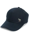 PS BY PAUL SMITH EMBROIDERED ZEBRA CAP,AUXD987CZEBRA12731624