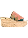 CHLOÉ CAMILLE WEDGE SANDALS,CH29090E0112753548