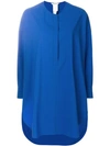 MAX MARA oversized curved hem blouse,1191028160012722592