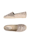 SAM EDELMAN SAM EDELMAN WOMAN ESPADRILLES BEIGE SIZE 9.5 SOFT LEATHER,11437086UF 11