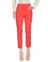 PINKO PINKO WOMAN trousers RED SIZE 8 POLYAMIDE, COTTON, ELASTANE,13159829VA 3