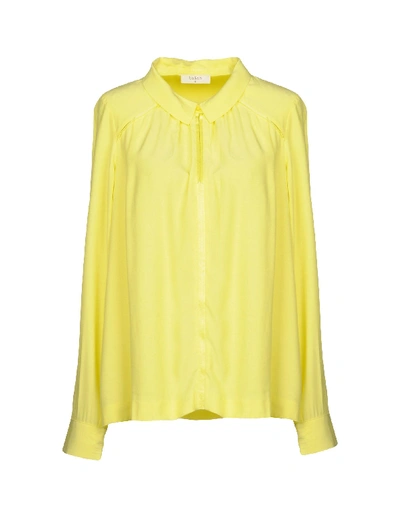 Ba&sh Solid Colour Shirts & Blouses In Yellow