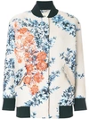 FENDI EMBROIDERED FLORAL BOMBER JACKET,FJ6859A0RX12473841