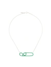 Wouters & Hendrix Technofossils E-coated Necklace In Metallic