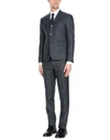 Thom Browne Suits In Steel Grey